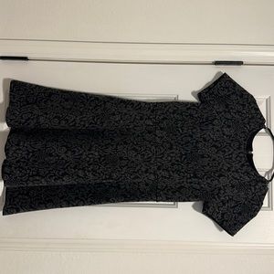 Black and grey dress